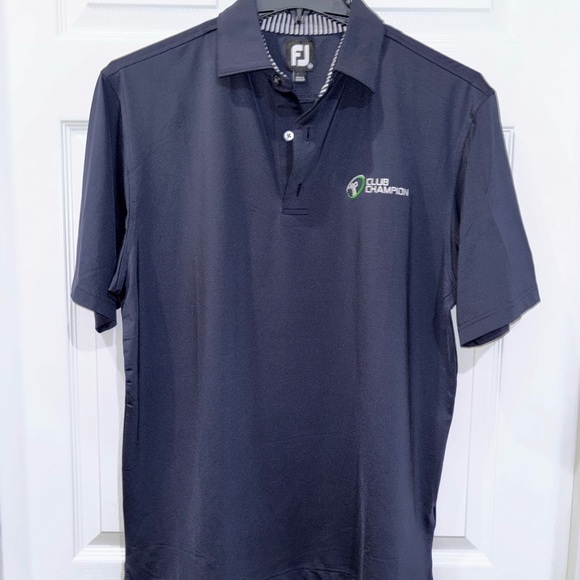 💰 3 For $25 💰 FJ FootJoy Club Champion embroidered SZ M polo - Picture 4 of 7